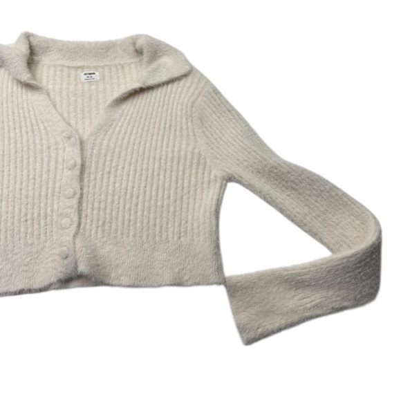 Cotton:On Knit Ribbed Cropped Cardigan Size M - Picture 4 of 12